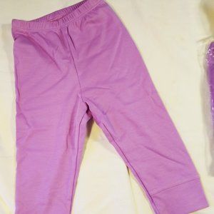 PRIMARY Signature baby classic legging, size 18-24mos, lavender.Pima cotton